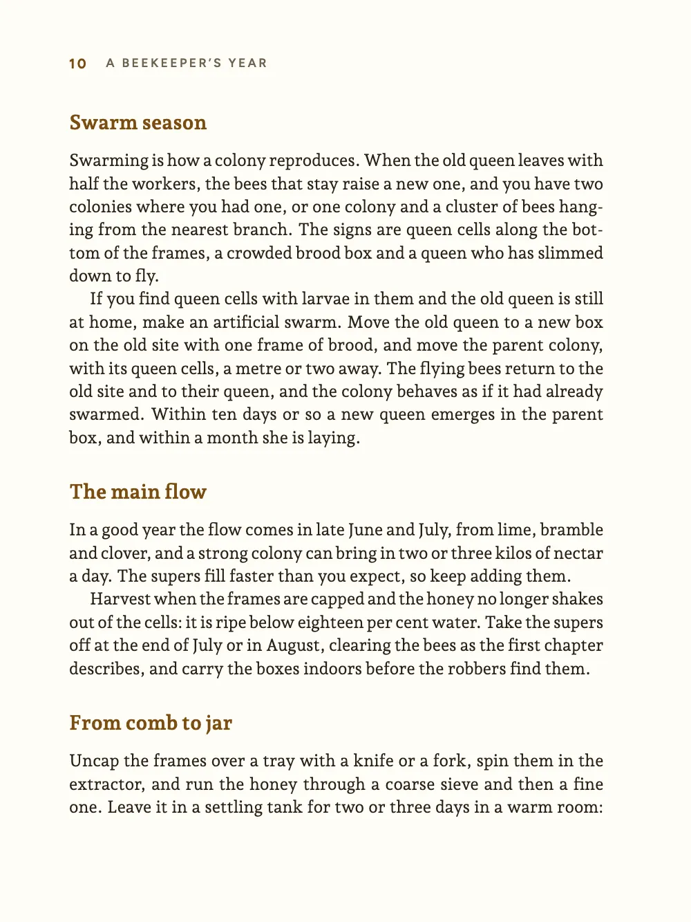 Page 10: Swarm season.