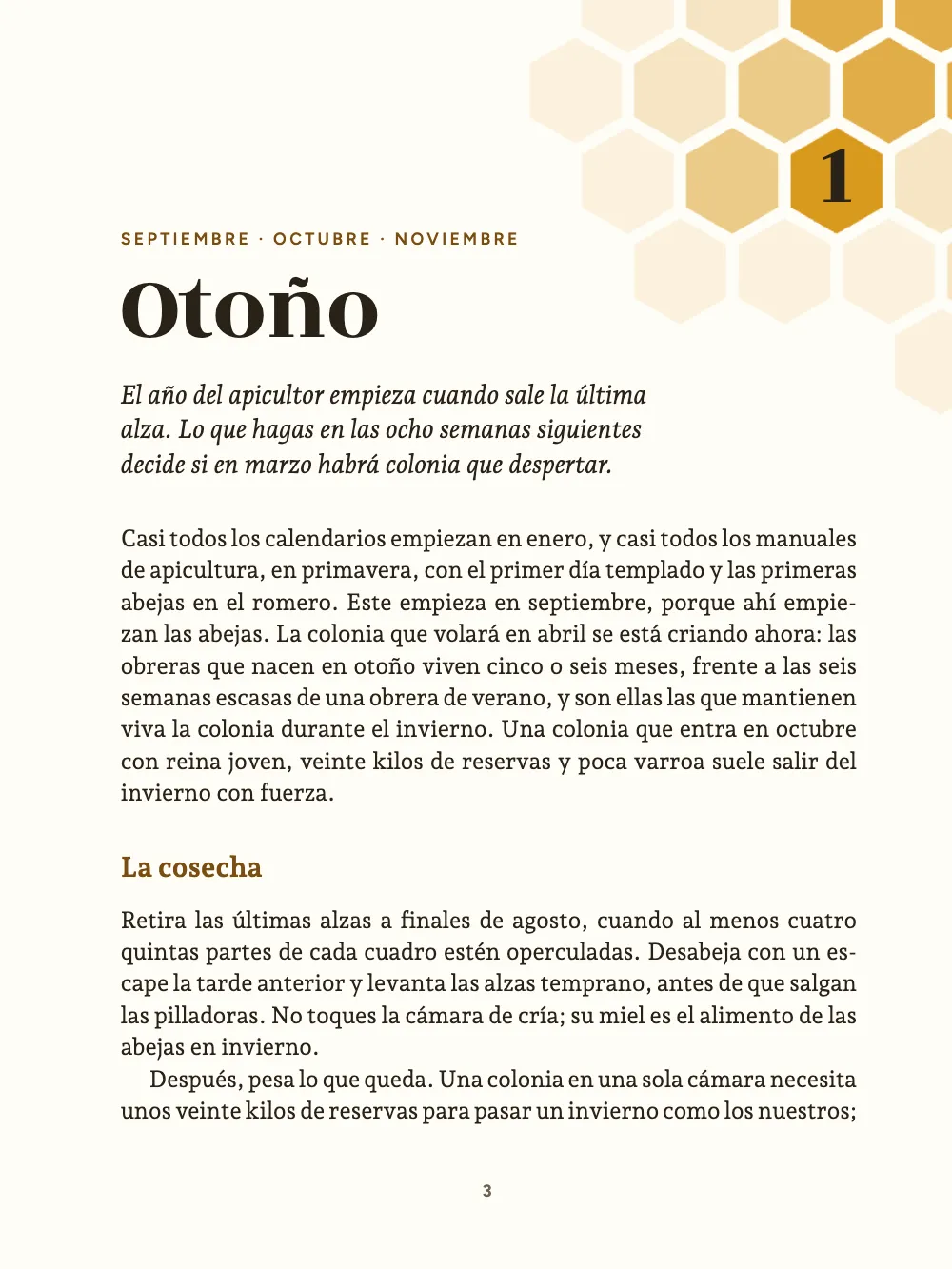 Página de apertura 3: 1 Otoño.