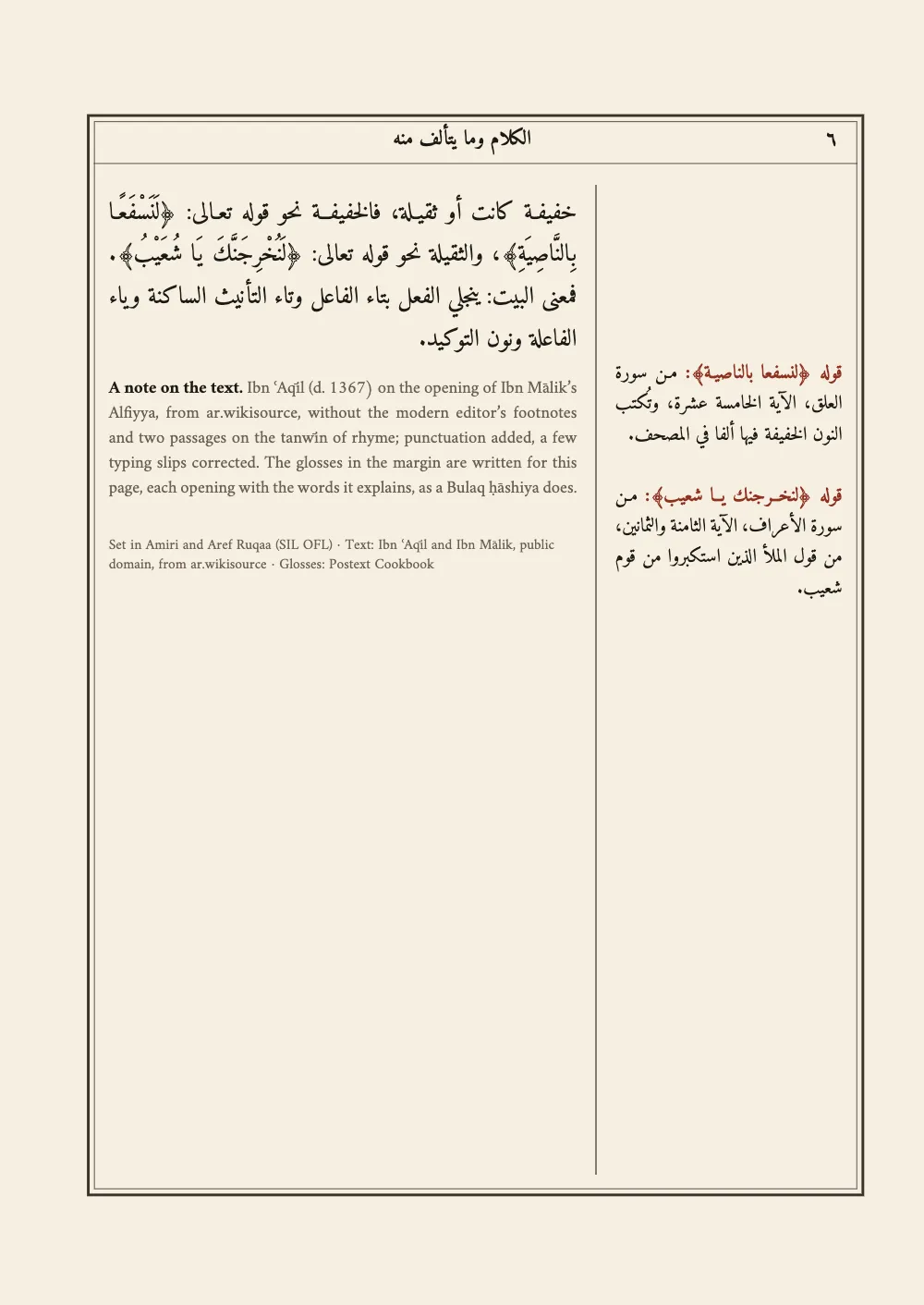 Page ٦.