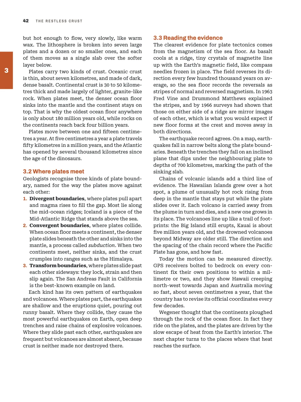 Page 42: 3.2 Where plates meet.
