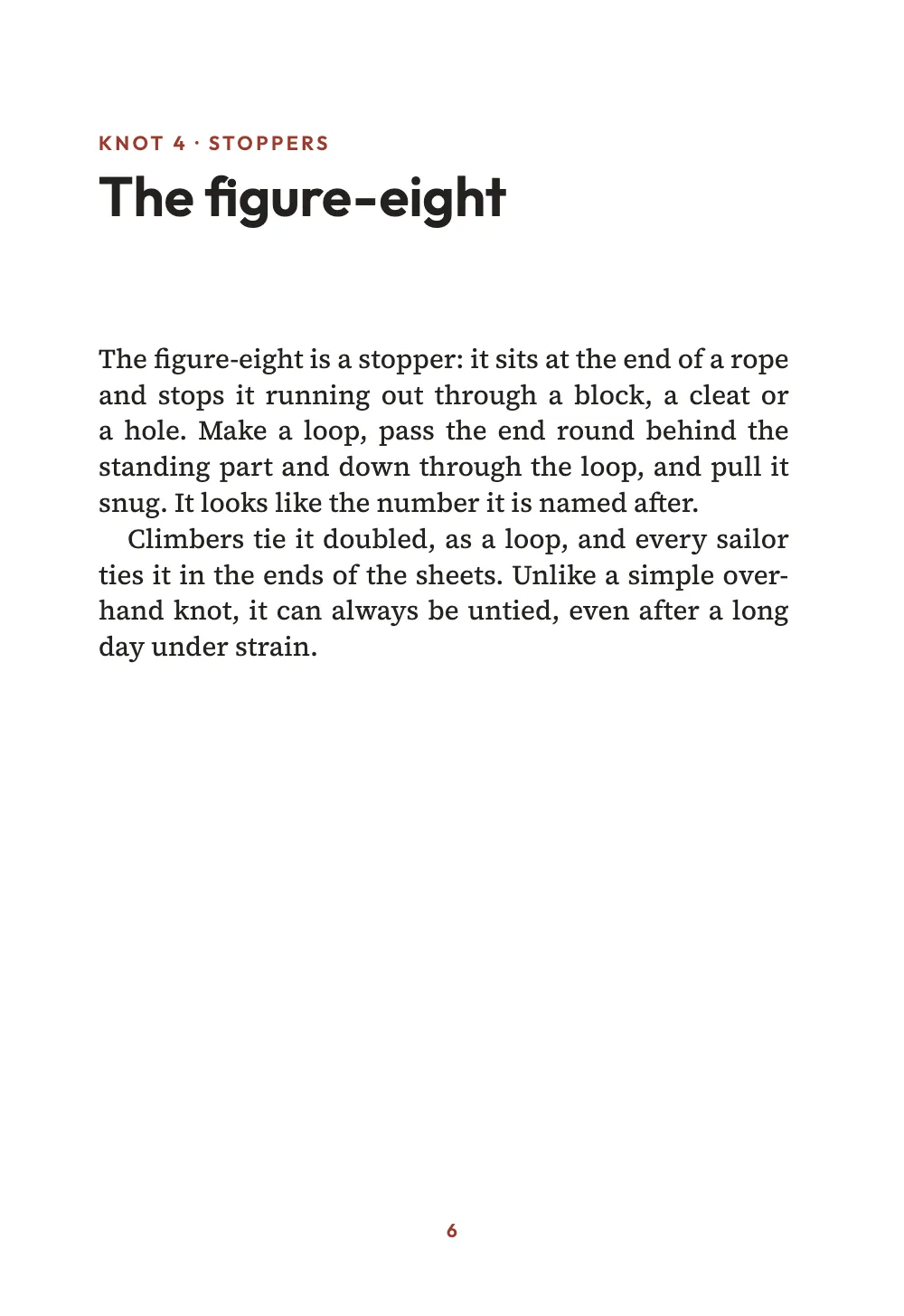 Opening page 6: The figure-eight.