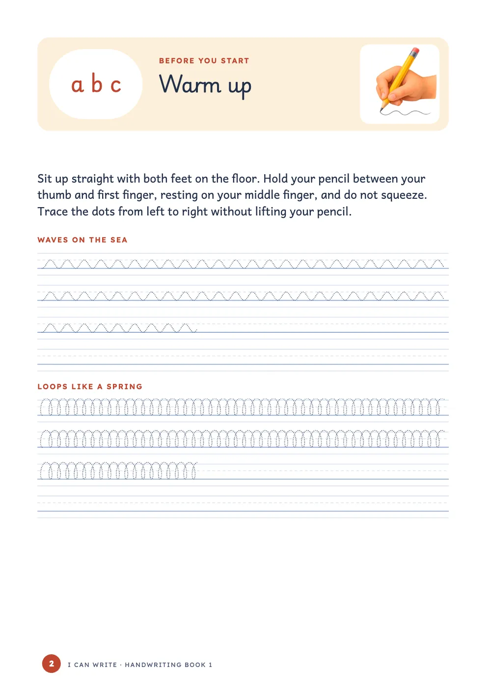 Opening page 2: Warm up.