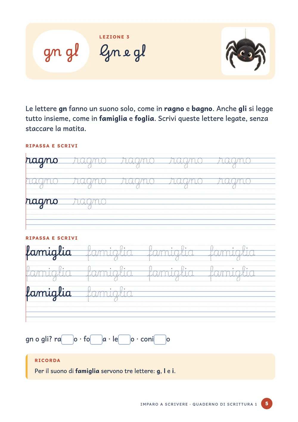 Pagina d’apertura 5: Gn e gl.