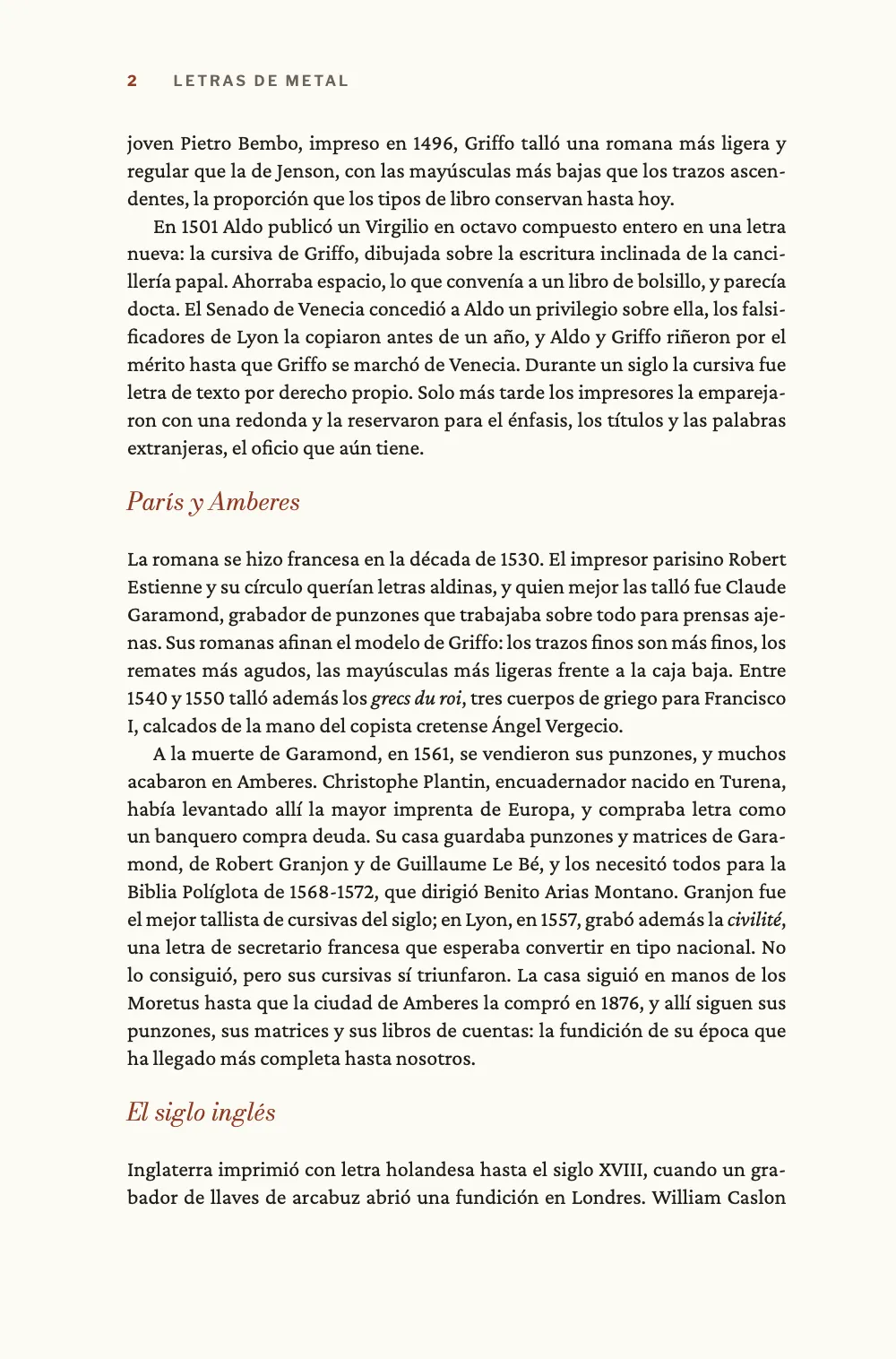 Página 2: París y Amberes.