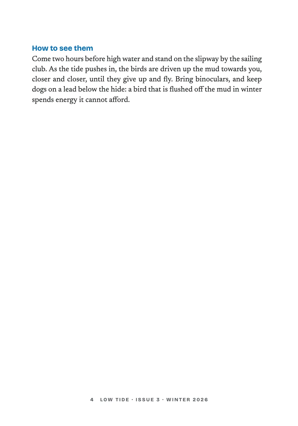 Page 4: How to see them.