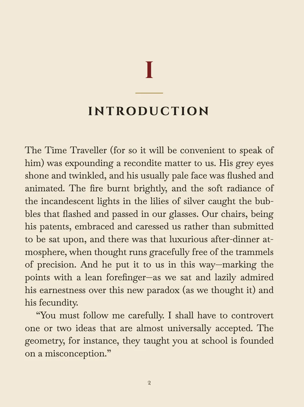 Opening page 2: I Introduction.